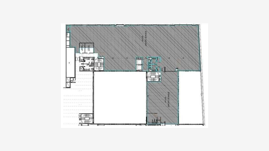 À louer bureaux 700m² R+4 gare de Clichy-Levallois