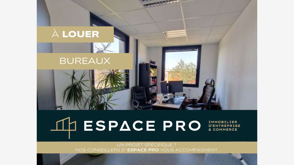 A louer 58m² de bureaux au 1er étage Est de Caen