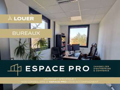 A louer 58m² de bureaux au 1er étage Est de Caen