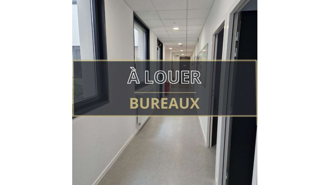 A louer 58m² de bureaux au 1er étage Est de Caen