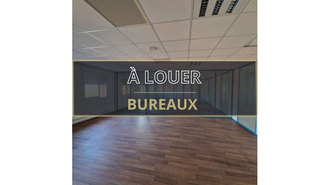 A louer bureaux aménagés 457m² R+1 à Colombelles 