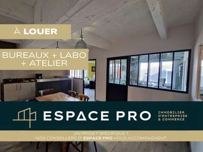A louer 480m² de bureaux atelier à l'Est de Caen