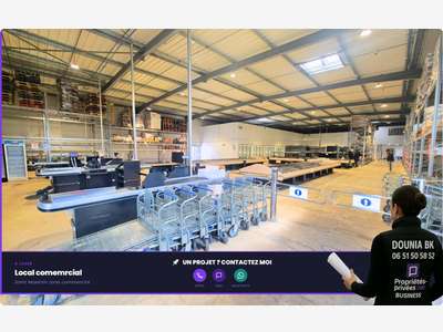 Location local commercial 900m² ZAC Saint-Maximin