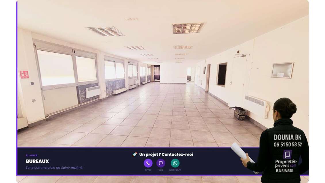 A louer bureaux 115m² PMR Tour de l'Europe à Creil