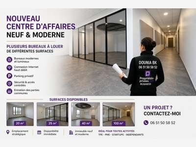 Bureaux clés en main à Creil Parc Alata 