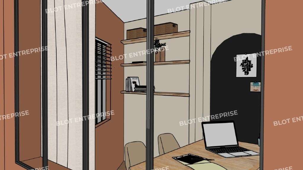 A louer bureaux vitré 9,85m² à Dinan