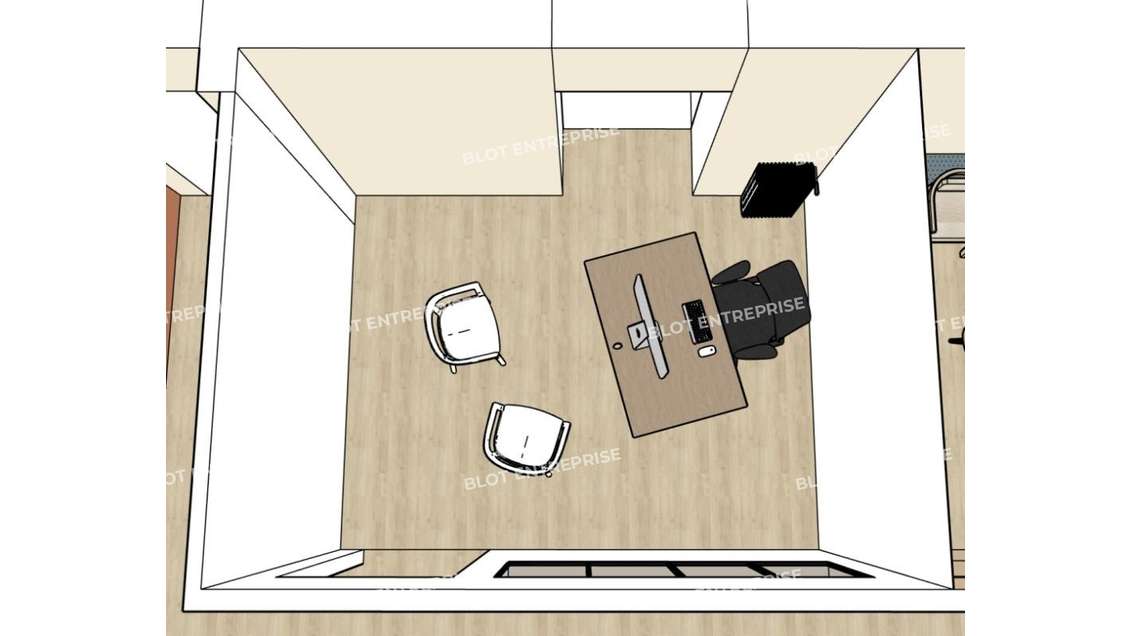 A louer bureaux vitré 9,85m² à Dinan