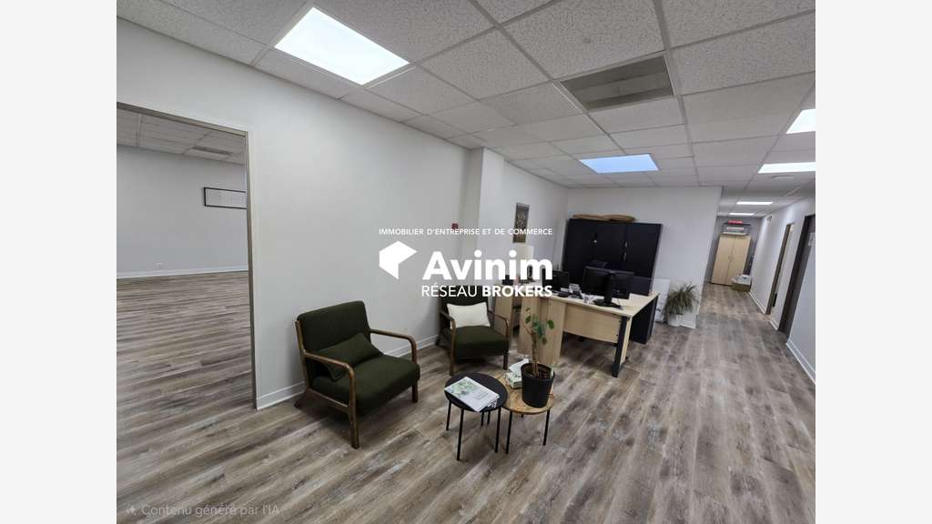 A louer bureaux 179m² à Domont  proche grands axes