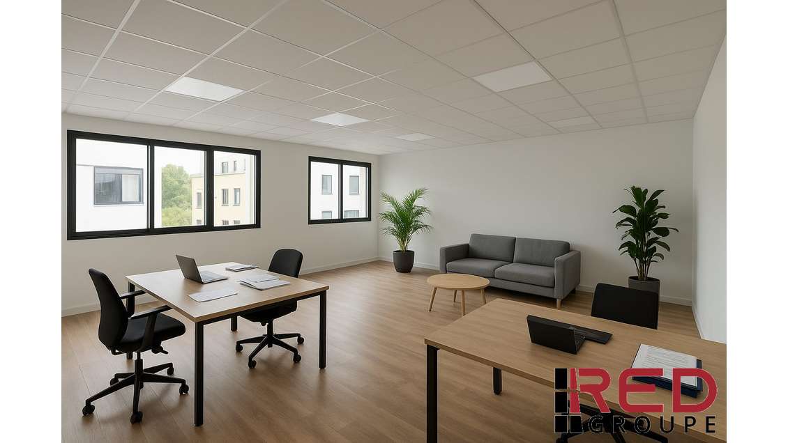 Bureau neuf 99m² R+1 à louer Eguilles Jallassières