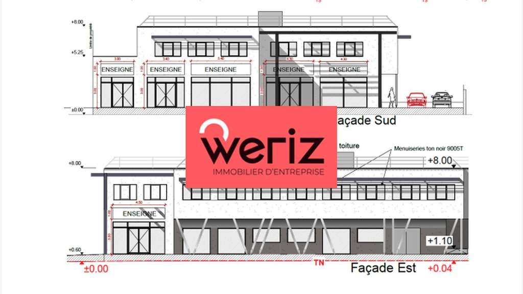 A louer local commercial de 322m² à Éguilles