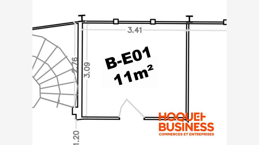 Bureau 11m² à louer à Épinay-sur-Seine gare RER