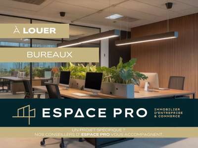 A louer locaux 337m² en ZAC au Nord de Caen