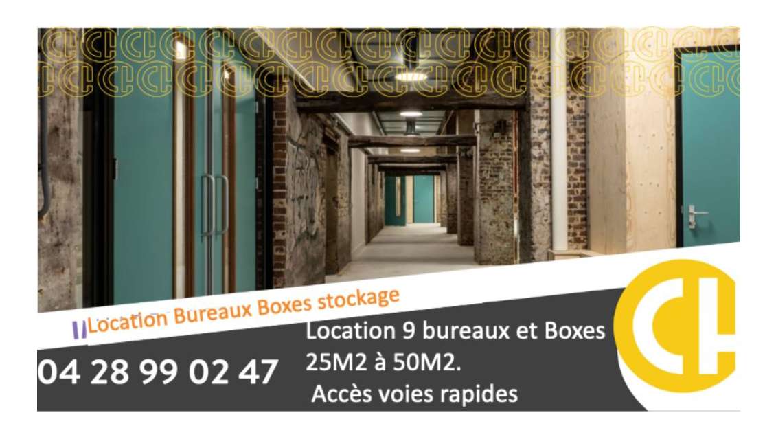 Location bureaux et espaces de stockage à Valence