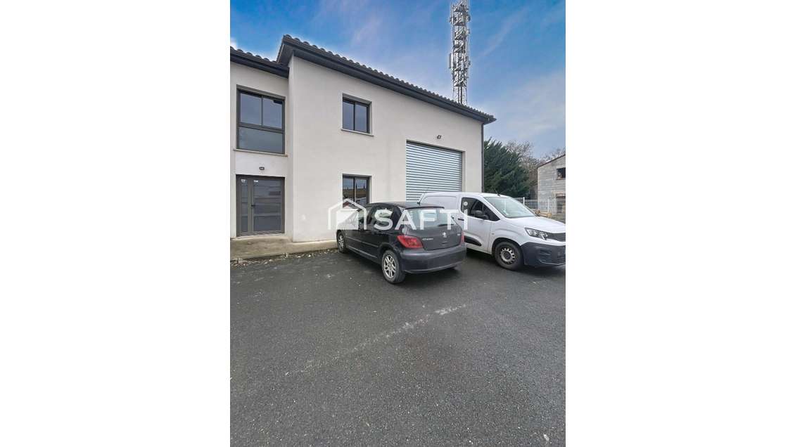 A louer bureau 57m² et entrepôt 256m² Fonbeauzard
