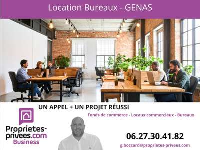 Location magnifique plateau bureaux 825m² à Genas