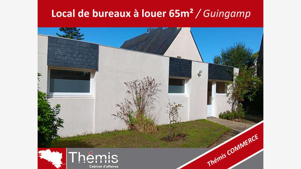 Local de bureaux paramedical centre ville Guingamp