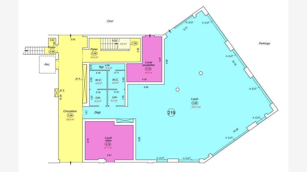 Immobilier Professionnel 175m² à louer Guyancourt