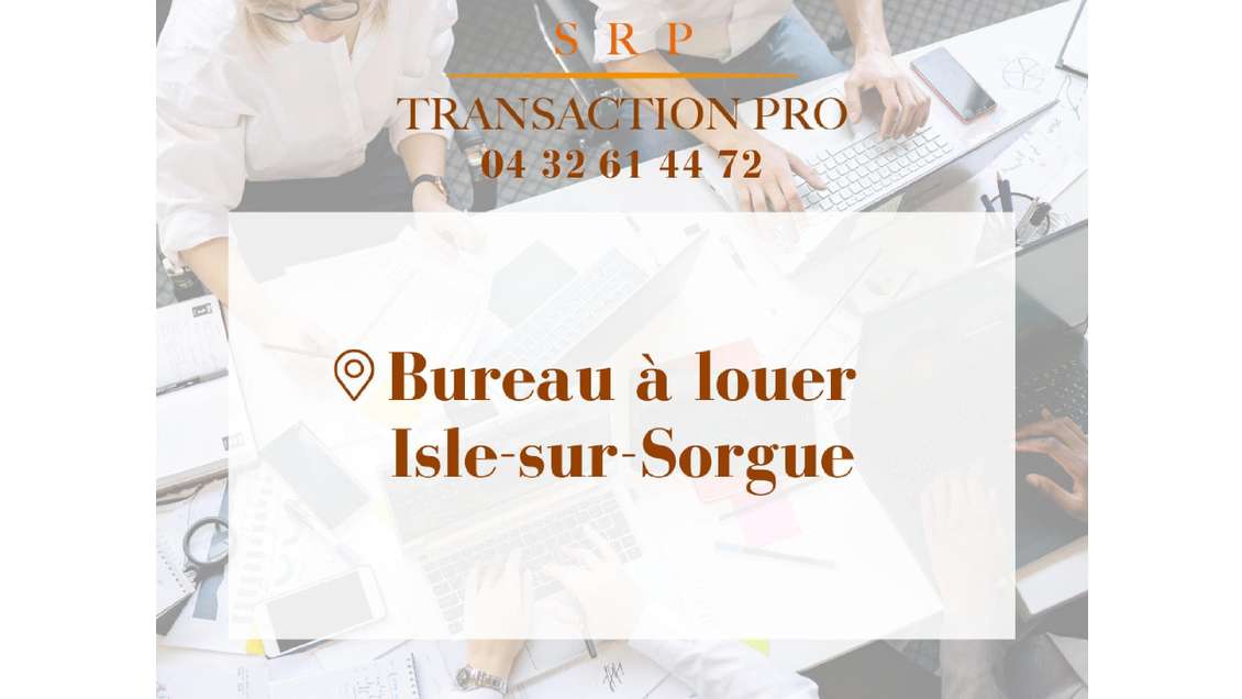 Bureau 73m² axe très passant L'Isle-sur-la-Sorgue