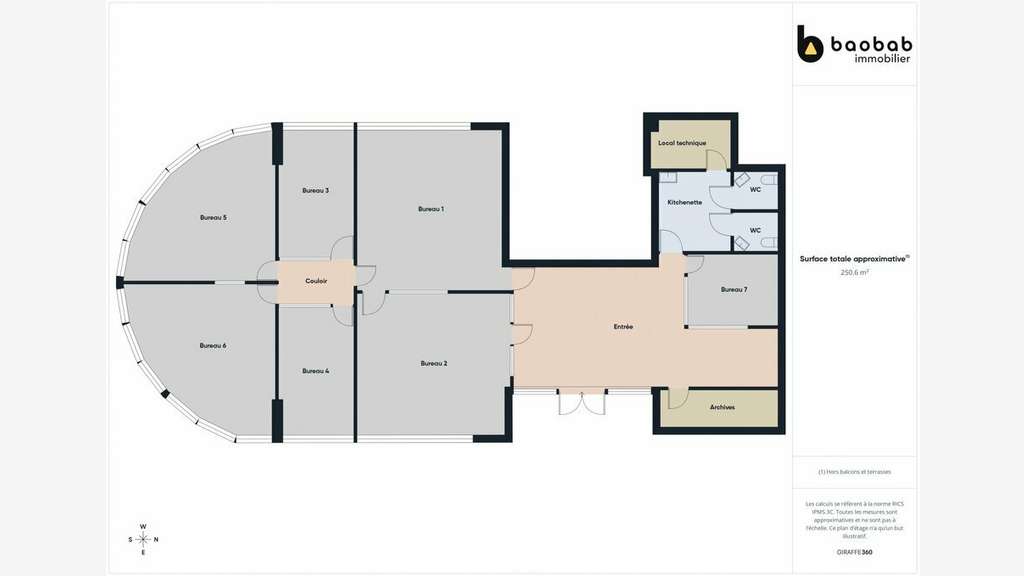 Bureaux - parking - La Motte Servolex-Proche VRU