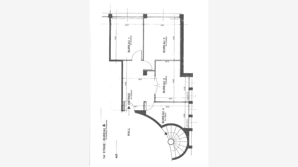 A louer bureaux 48m² R+1 La Penne-sur-Huveaune
