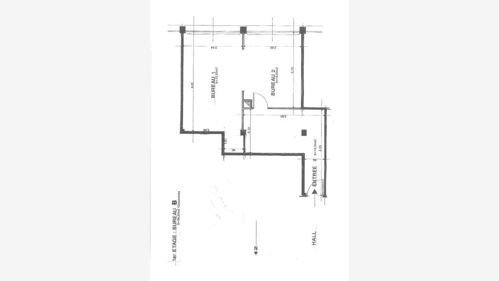 A louer bureaux 36m² R+1 à La Penne-sur-Huveaune
