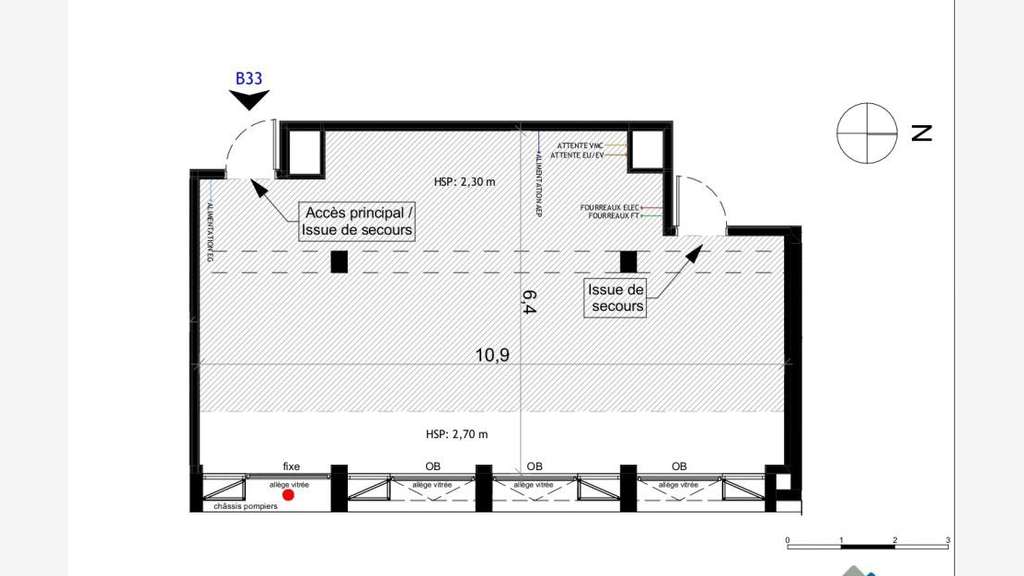 A louer bureaux confortables 60m² ZFU la Rochelle