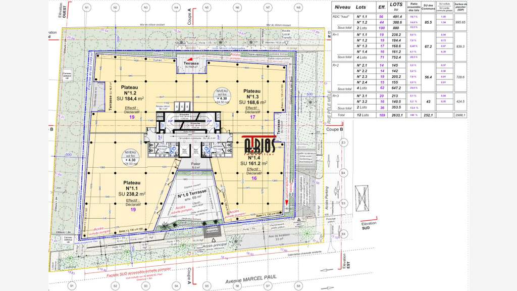 Bureaux 160m² à louer en BEFA à La Seyne-sur-Mer