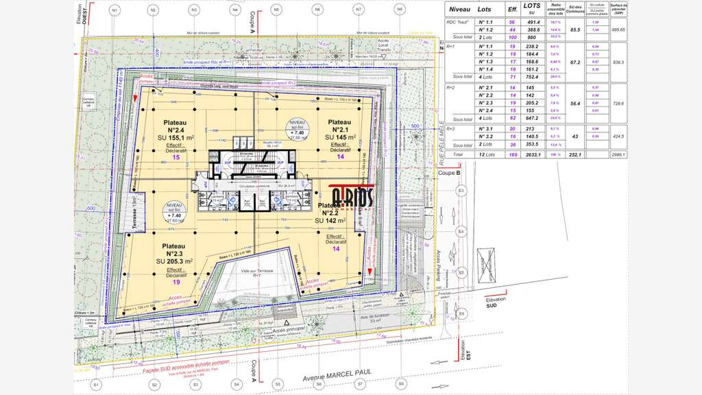 Bureaux 160m² à louer en BEFA à La Seyne-sur-Mer