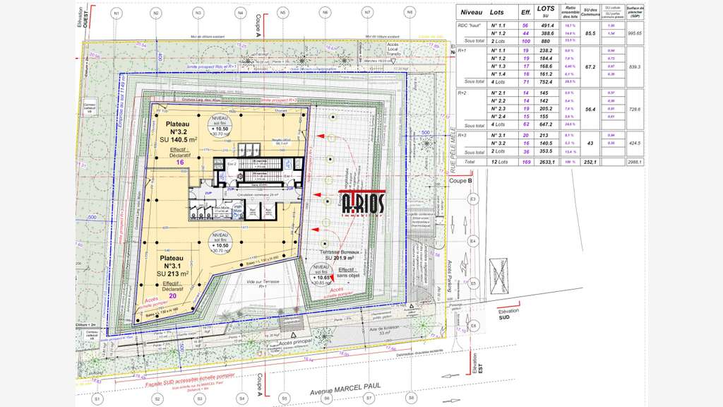 Bureaux 160m² à louer en BEFA à La Seyne-sur-Mer