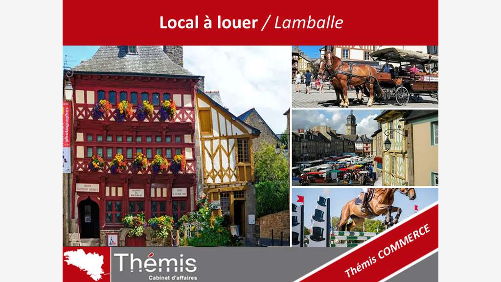 Local commercial ou bureau proche gare Lamballe