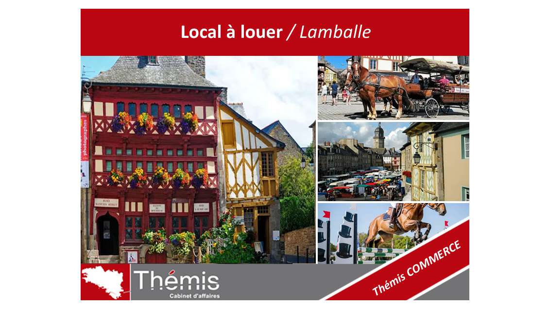 Local commercial ou bureau proche gare Lamballe