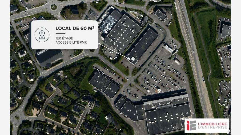 Bureaux 60m² R+1 à louer ZAC Saint-Marc à Lannion