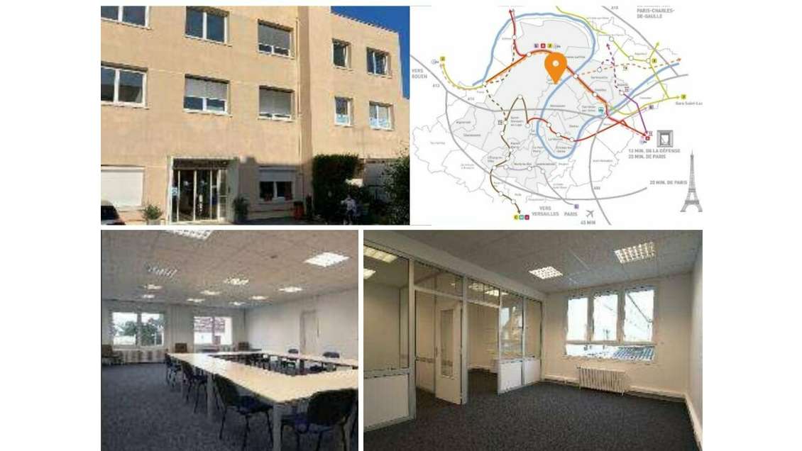 A louer bureaux 4000m² à Le Mesnil-le-Roi Gambetta