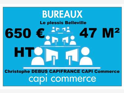 Bureau 47m² R+1 à louer à Le Plessis-Belleville