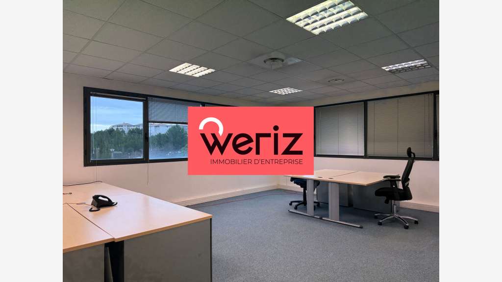 Bureaux sur la Duranne dans un environnement paysa