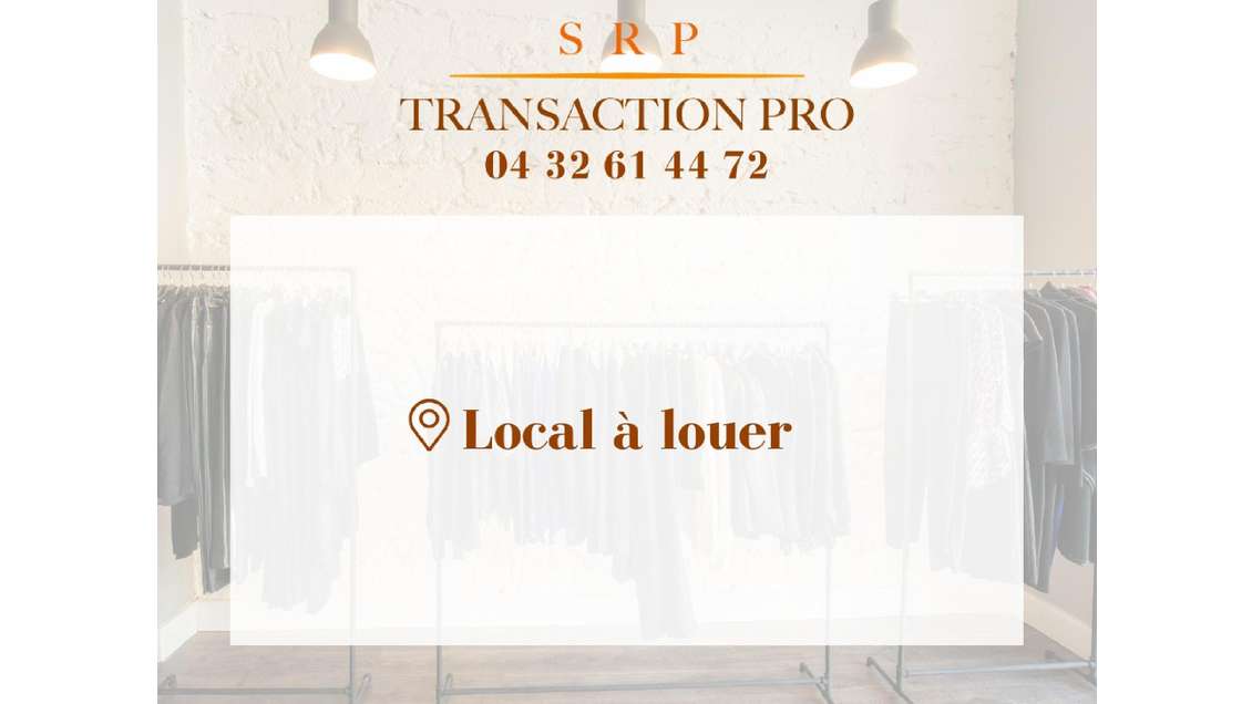 Local commercial 300m² Le Thor limitrophe Isle