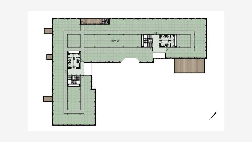 A louer Bureaux 1429m² Lesquin