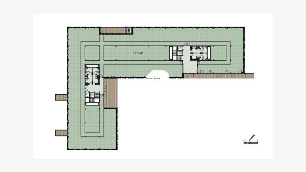 A louer Bureaux 1429m² Lesquin