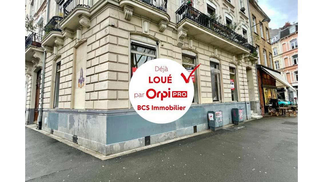 Loue bureau 120m² emplacement stratégique à Lille