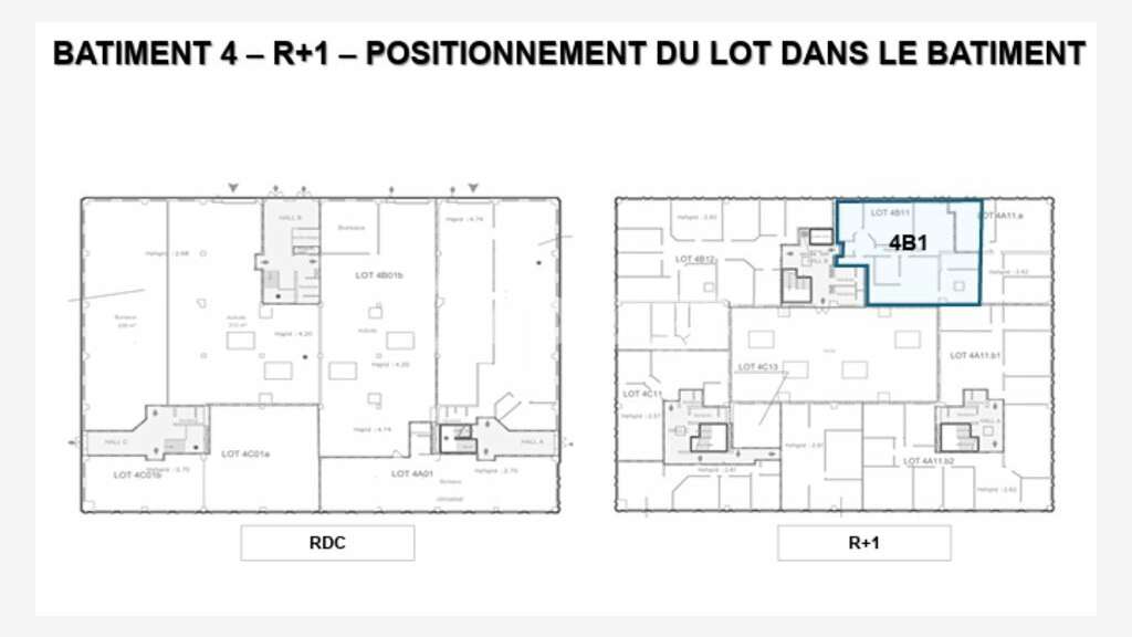 Bureaux à louer 2 263m² divisible à Limonest