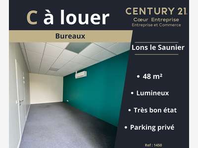 Bureaux 48m² à louer à Lons le Saunier centre