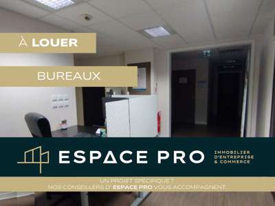 A louer bureaux aménagés 140m² RDC à Louvigny 