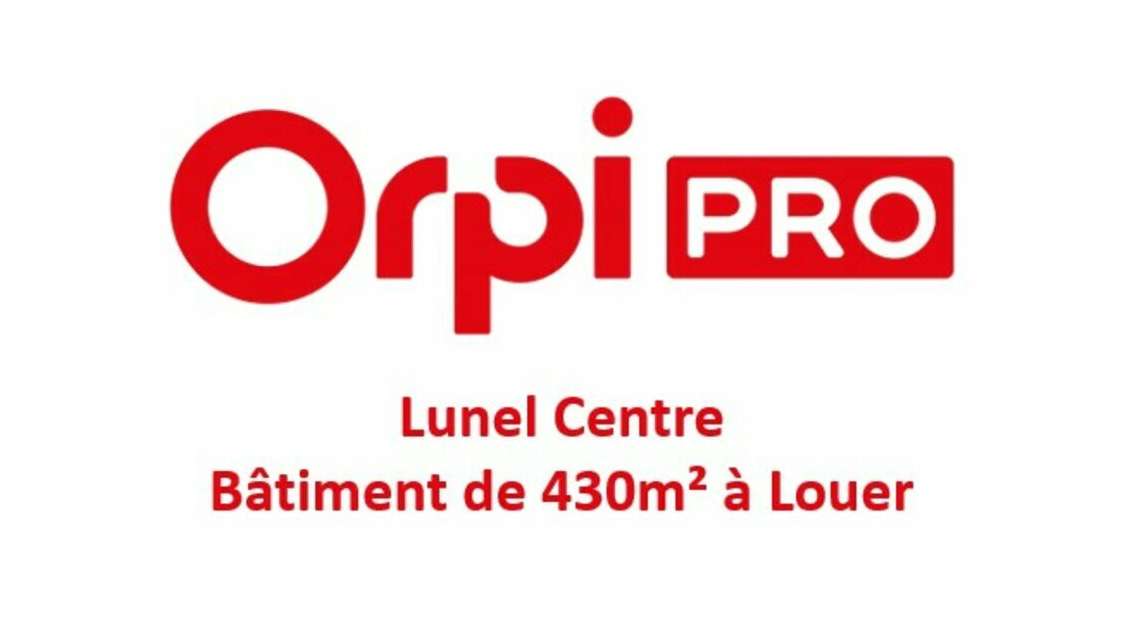 Local de 430m² à louer en centre de Lunel