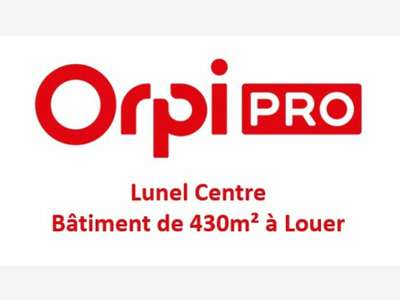 Local de 430m² à louer au centre de Lunel
