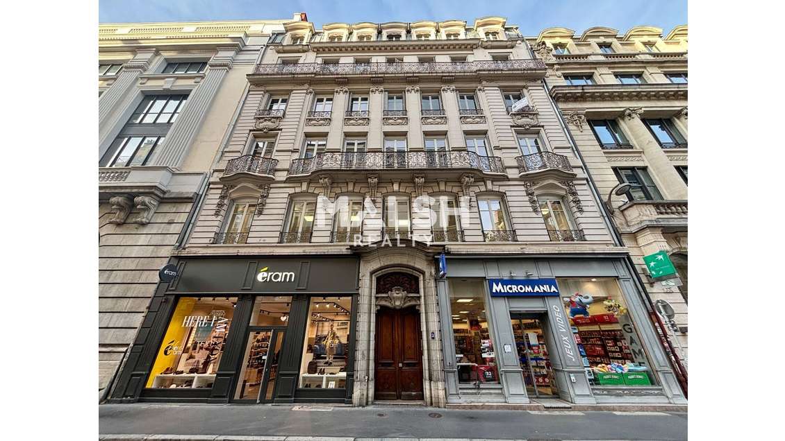 A louer bureaux 208,65m² Lyon 2e Presqu'île