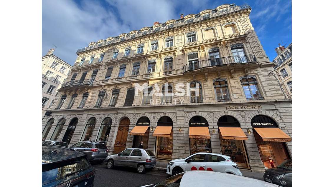 A louer bureaux 124m² à Lyon 2e Presqu'île 