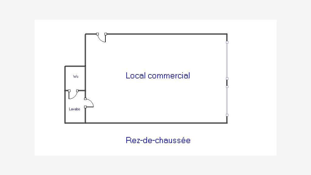 A louer local 32m² Rue Joannes Drevet, Lyon 2e