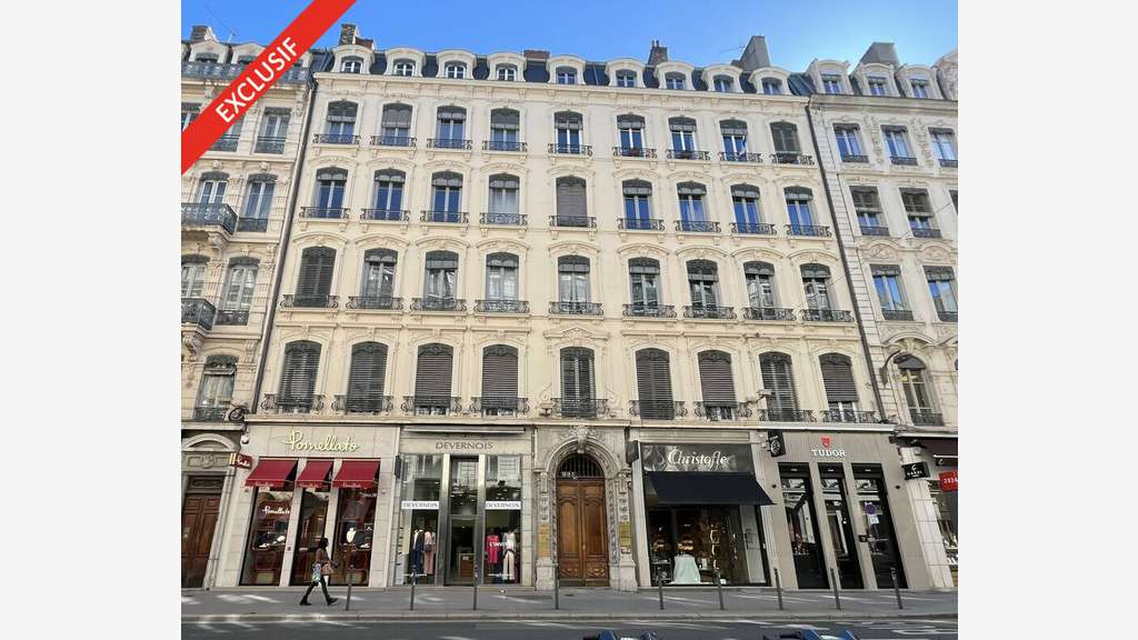 A louer bureaux prestige 280m² Lyon 2e Presqu'île