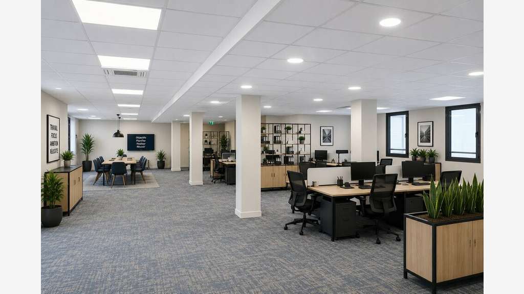 Bureaux de 305m² à louer à Lyon 69003 Sans Souci
