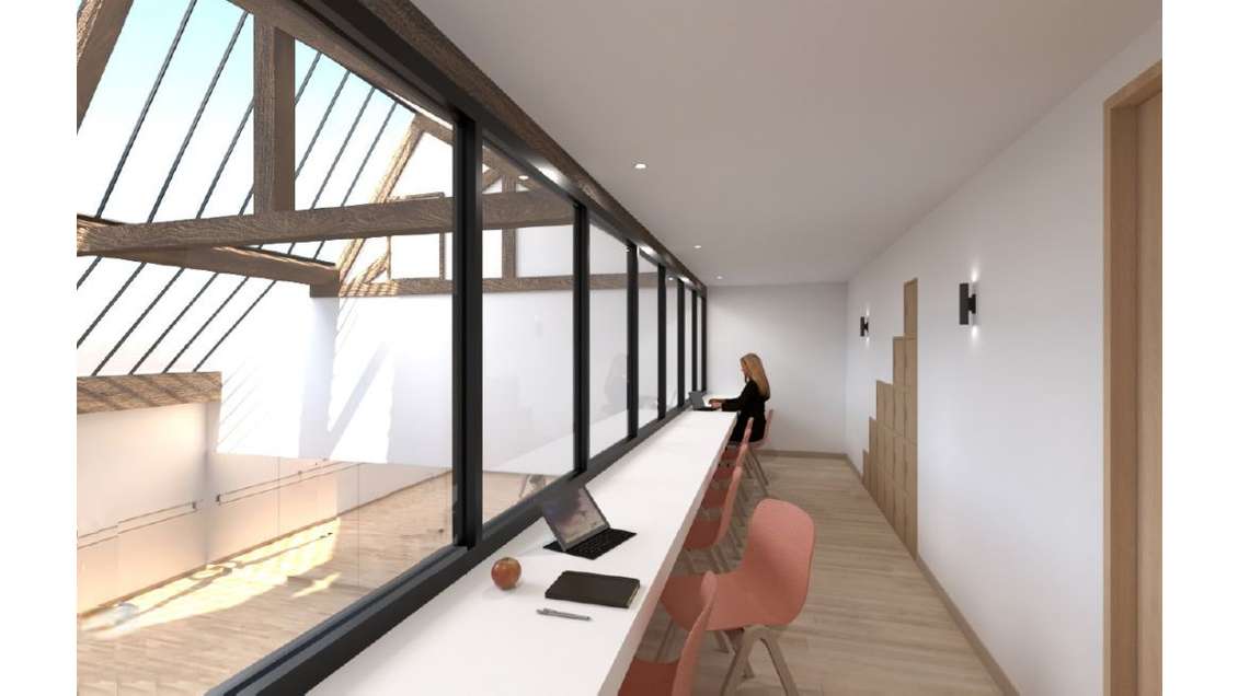 A louer bureaux 205m² types atelier Lyon 6e
